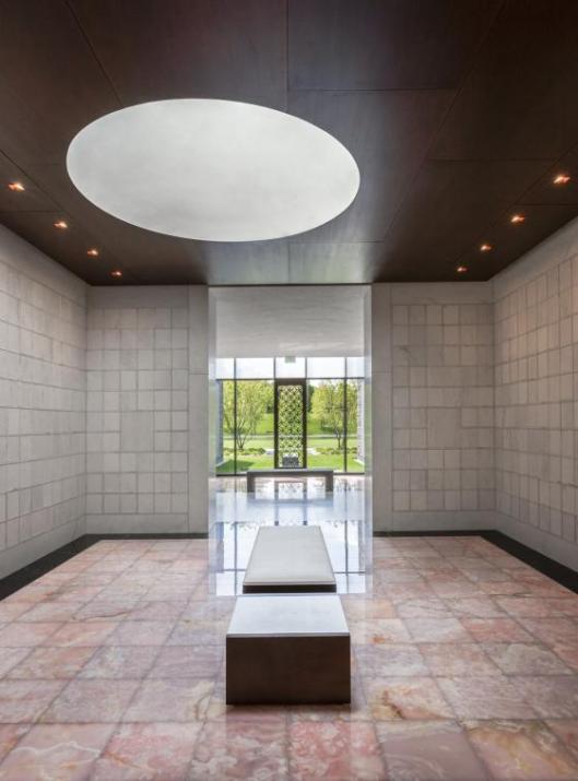 Mausoleum at Lakewood Cemetery, Minneapolis. Photo courtesy HGA Architects.