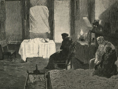 Scribners June 1892, Collection of Maggie Land Blanck, artist, C Broughton. From http://www.maggieblanck.com/NewYork/Life.html