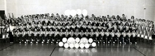 The 1981 Marching Jays, well before my time. But my sister is probably in this picture. Look at the size of that band! In Waseca, students WANTED to be in band; it was not a nerdy thing at all. Mr. Dufault was instrumental in creating that atmosphere. 