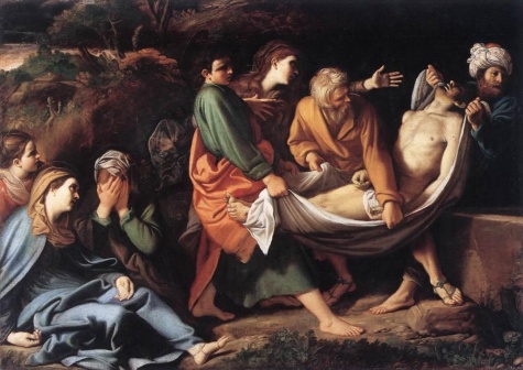 Sisto Badalocchio, The Entombment of Christ, c. 1610. Look at the emotion and movement in this painting. 