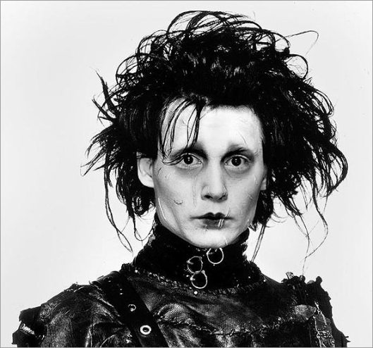 "Edward Scissorhands," also one of my favorite movies. Gotta love the weirdness that is Tim Burton.
