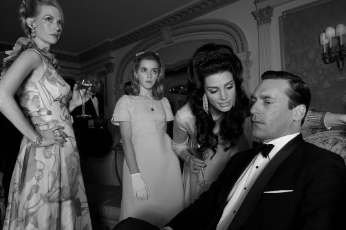 Would you classify "Mad Men" as macabre? It has its moments. I haven't latched on to a TV show like this in years (maybe since "Twin Peaks"), so it suggests to me there's something going on there. There's no shortage of death in this show, and look at the perfectly macabre and creepy mansion Betty has been living in the past couple of seasons.