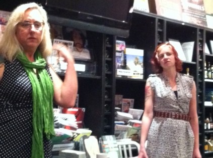 Barrie and me at The Book Cellar, Chicago.