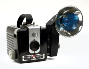 The Kodak Brownie Hawkeye Flash.