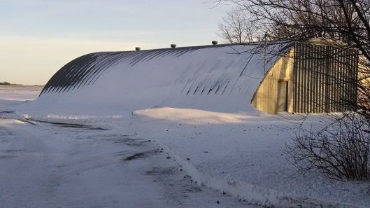 The machine shed on the farm where I grew up.