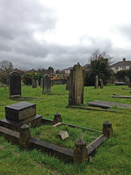 This small cemetery is near Royal Victoria Park, not far from the Royal Crescent.