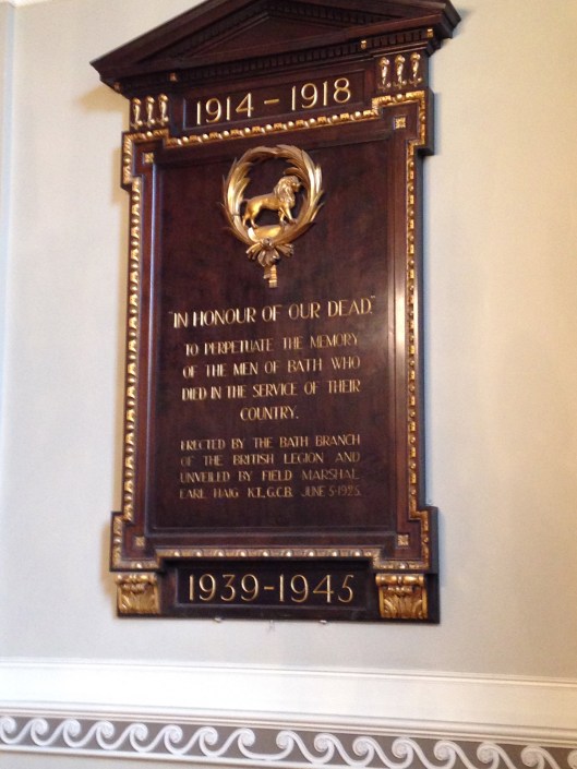 I've seen a lot of memorials to the two world wars over here.