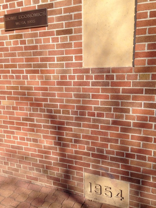 All of the WCSA buildings have plaques that show their previous uses. 