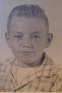 In this picture, Dad is around 11 or 12 years old.