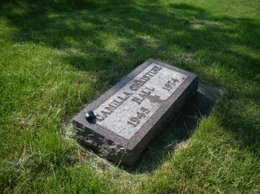 Camilla Hall, originally of St. Peter, Minn., died in the SLA shoot-out with police 40 years ago today. RIP, Camilla.  She's buried in Resurrection Cemetery in St. Peter.