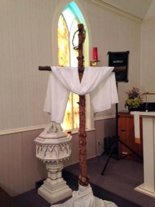 The white cloth of Easter.