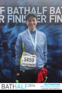 The Bath Half in March 2014 was my first international run. It was a difficult run, but I finished and it gave me a huge sense of accomplishment. It's hard to find that instant gratification in writing.