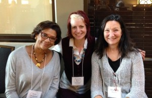 Sonia Manzano ("Maria" from Sesame Street), me, and Jill McCorkle.