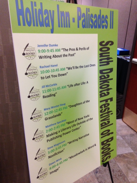 I warmed up the room for acclaimed novelist Jill McCorkle :)