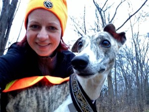 Me and Nina enjoying the Sakatah Trail, for the last time in 2014? Only time will tell. 