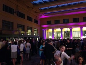 The gathering at St. Paul Union Depot.