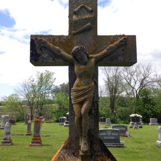 St. Mary's is a Catholic cemetery, so you'll see a lot of crucifixes.