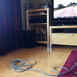 I need an extension cord  to work on my computer in front of the TV during the Tour :)